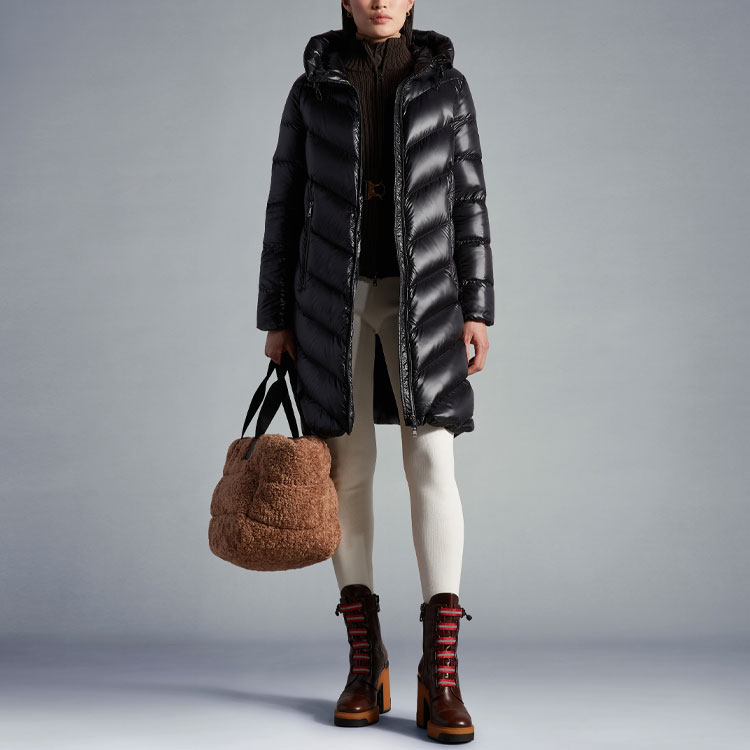 (Women) Moncler FW22 Cambales Black Long Quilted Down Jacket . H20931C00032539AQ999 圖 4