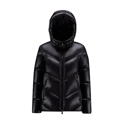 (Women) Moncler FW22 Chambon Black Short Hooded Down Jacket Ski Season. H20931A00048539AQ999