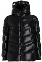 (Women) Moncler FW22 Clair Black Glossy Down Jacket Winter Short Hooded Coat. H20931A0002268950999 (Women) Moncler FW22 Clair Black Glossy Down Jacket Winter Short Hooded Coat. H20931A0002268950999