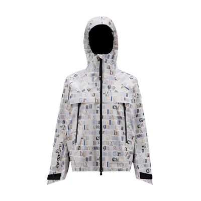 (Women) Moncler FW22 Colorful All-Over Logo Print Zip Hoodie Jacket Women H20981A00008596AJF60