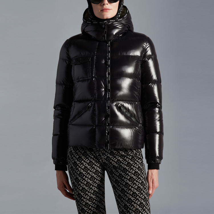(Women) Moncler FW22 Flumet Glossy Short Hooded Down Jacket  Black. H20931A0011468950999 圖 3