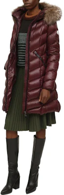 (W) Moncler FW22 Fulmarus Jaket Wanita Bertudung Zip Penuh Long Down - Burgundy. E20934986325C0065460 Purchase (W) Moncler FW22 Fulmarus Jaket Wanita Bertudung Zip Penuh Long Down - Burgundy. E20934986325C0065460