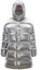 Buy (W) Moncler FW22 GAOU 银色长款连帽羽绒服冬季滑雪服。 H20931C0007653A3H900