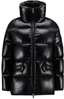 (Women) Moncler FW22 Genos Glossy Down Jacket Winter Black Long Sleeve Coat H20931A0010868950999 (Women) Moncler FW22 Genos Glossy Down Jacket Winter Black Long Sleeve Coat H20931A0010868950999