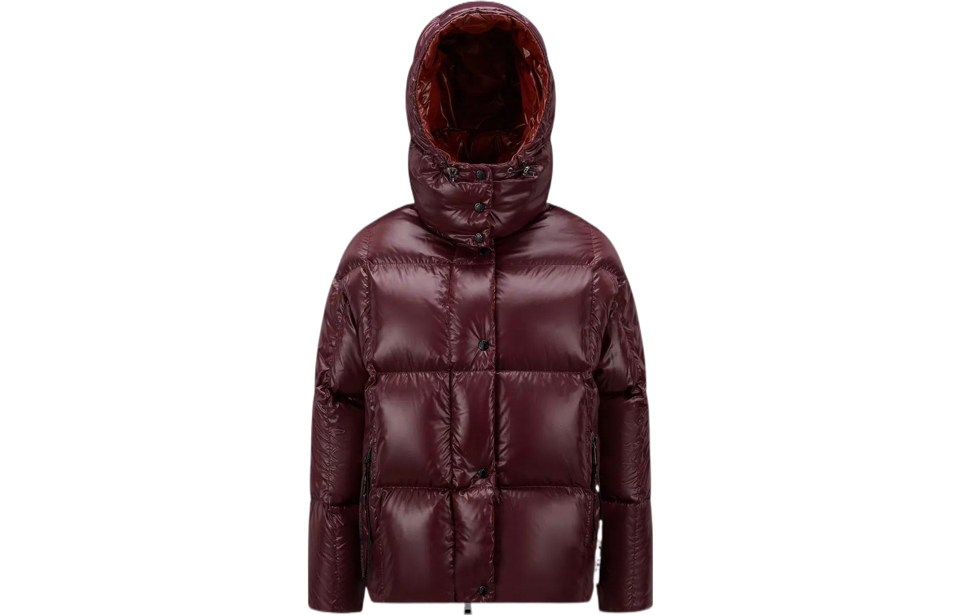 (Women) Moncler FW22 Parana Solid Color  Down Jacket Maroon H20931A0006568950438