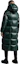 Shop (Women) Moncler FW22 Parnaiba Long Zipper Hooded Down Jacket Green H20931C0007168950876