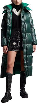 (Women) Moncler FW22 Parnaiba Long Zipper Hooded Down Jacket Green H20931C0007168950876 Purchase (Women) Moncler FW22 Parnaiba Long Zipper Hooded Down Jacket Green H20931C0007168950876