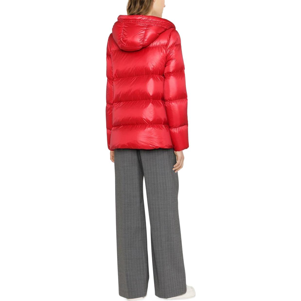 (Women) Moncler FW22 Seritte  Red Down Jacket with Logo Patch and Front Zip Pocket. H20931A20000C0151 圖 4