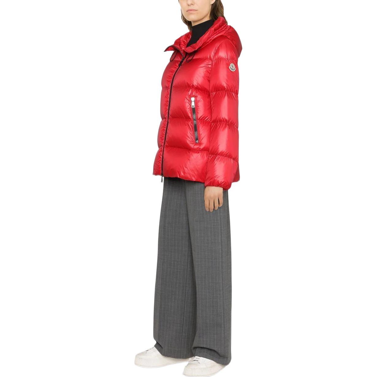 (Women) Moncler FW22 Seritte  Red Down Jacket with Logo Patch and Front Zip Pocket. H20931A20000C0151 圖 5