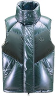 (Women) Moncler FW22 Solid Color Sleeveless Vest Light Green. H20931A00121596D2700 (Women) Moncler FW22 Solid Color Sleeveless Vest Light Green. H20931A00121596D2700