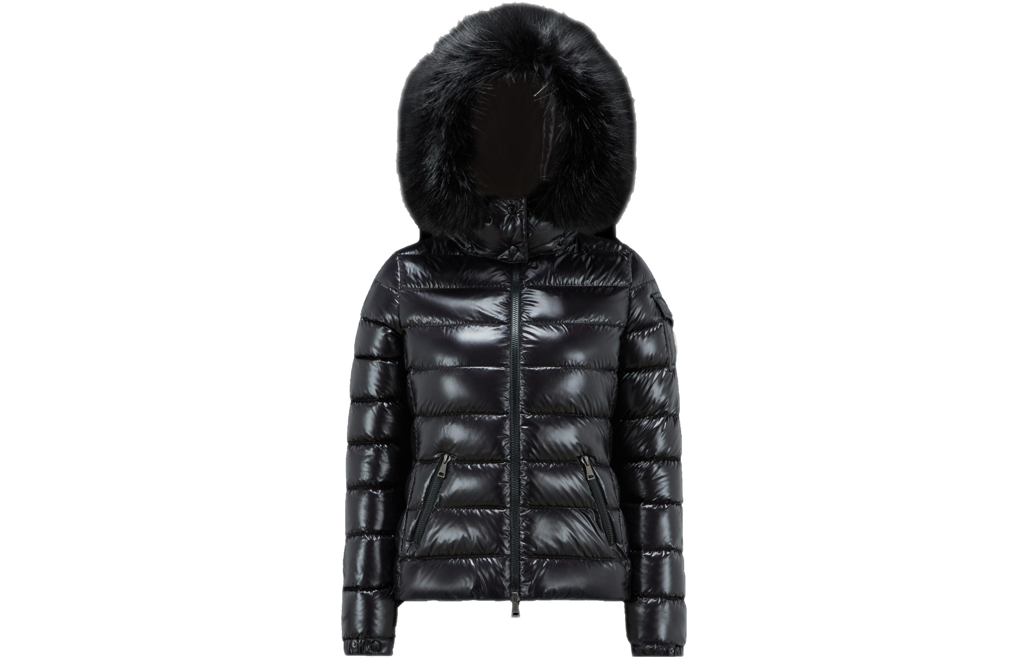 Order (W) Moncler FW23 黑色連帽羽絨外套 長袖設計附品牌標誌 I20931A001455963V999