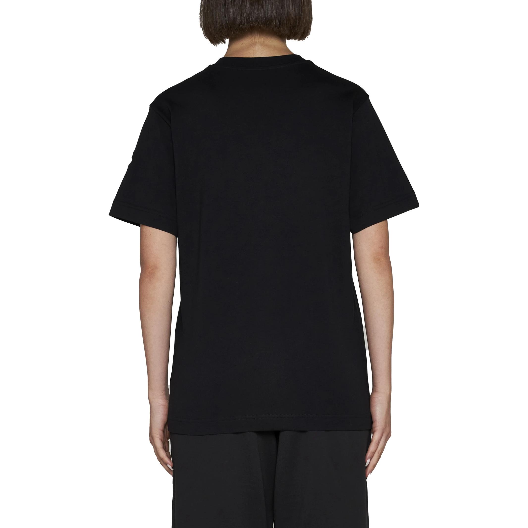 Purchase (W) Moncler FW23 黑色字母印花短袖圓領T恤 8C00028829HP999