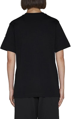 (Women) Moncler FW23 Black Letter Print Crewneck Short Sleeve T-Shirt. 8C00028829HP999 Purchase (Women) Moncler FW23 Black Letter Print Crewneck Short Sleeve T-Shirt. 8C00028829HP999