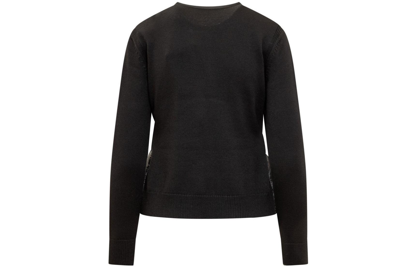 (Women) Moncler FW23  Black Puffer Jacket with Pocket and Concealed Buttons I20939B00011M1131999 圖 3