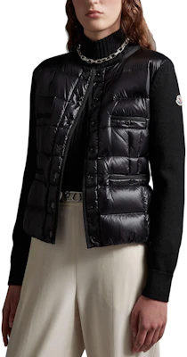 (Women) Moncler FW23 Black Puffer Jacket with Pocket and Concealed Buttons I20939B00011M1131999 Purchase (Women) Moncler FW23 Black Puffer Jacket with Pocket and Concealed Buttons I20939B00011M1131999