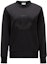 Order (W) Moncler FW23 Crystal Logo Crewneck Long Sleeve Sweatshirt Hitam 8G00053899TR999