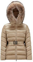 (Women) Moncler FW23 Light Brown Slim-Fit Hooded Puffer Jacket. I20931A0011759685229 (Women) Moncler FW23 Light Brown Slim-Fit Hooded Puffer Jacket. I20931A0011759685229