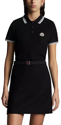 (W) Moncler FW23 黑色短袖標誌貼布POLO衫上衣。 J10938A0000984720999 Lookbook (W) Moncler FW23 黑色短袖標誌貼布POLO衫上衣。 J10938A0000984720999
