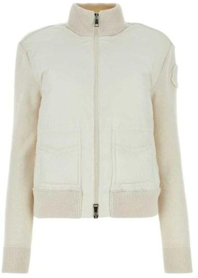 (W) モンクレール FW23 ベージュ ソリッド ハイネック ジップアップ セーター I20939B00001M124104A Order (W) モンクレール FW23 ベージュ ソリッド ハイネック ジップアップ セーター I20939B00001M124104A