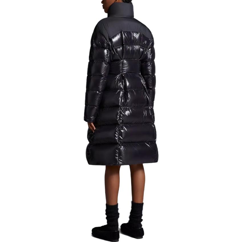 (Women) Moncler FW23 Berardie  Long Down Jacket Black with Logo Patch and Zip. I20931C00026595GJ952 圖 5