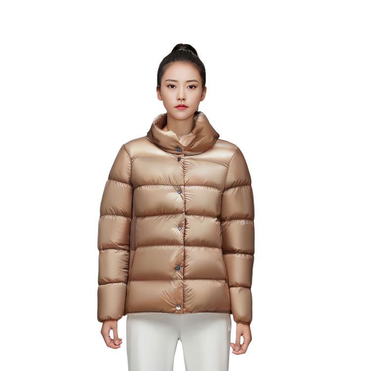 Cheap (W) Moncler FW23 Jaket Puffer Fitted Cochevis Coklat Muda. I20931A00144595ZZ239
