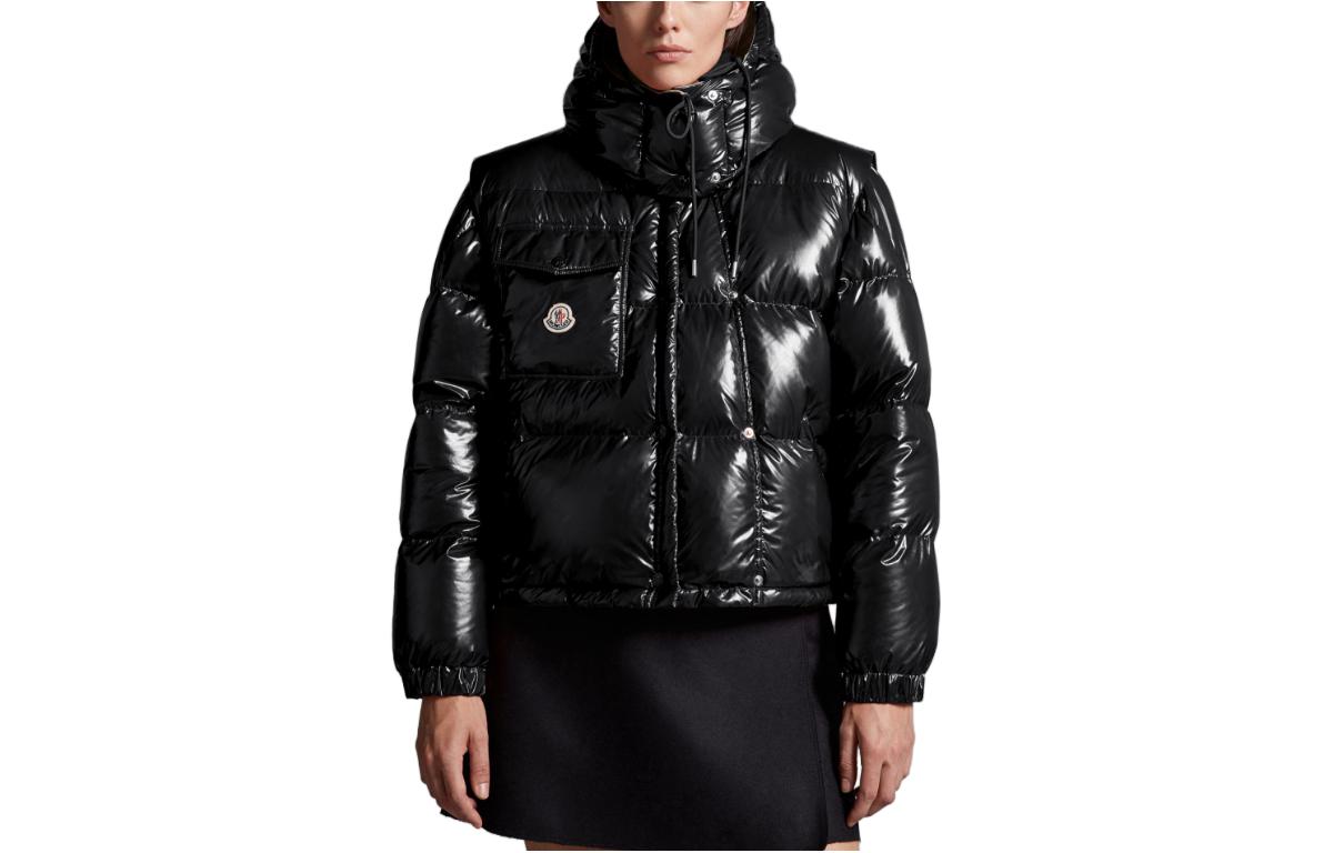 Buy (W) Moncler FW23 Karakorum 黑色短版羽絨外套(可拆卸袖) I20931A0018359607999