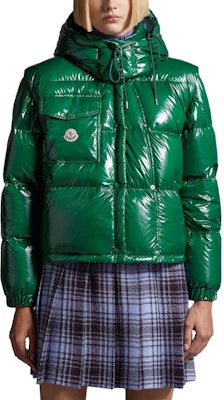 (W) Moncler FW23 Jaket Pendek Karakorum Hijau dengan Lengan Boleh tanggal. I20931A0018359607854 Lookbook (W) Moncler FW23 Jaket Pendek Karakorum Hijau dengan Lengan Boleh tanggal. I20931A0018359607854