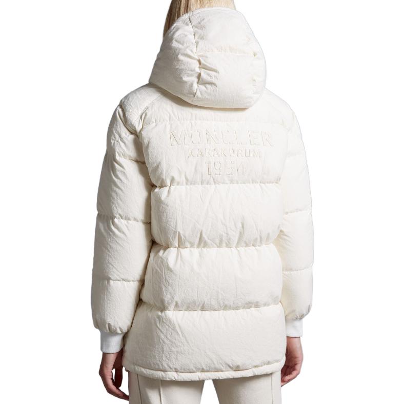 (Women) Moncler FW23 Karakorum  Short Down Jacket White with Detachable Sleeves I20931A00182597AO041 圖 4