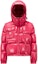 Buy (W) Moncler FW23 Karakorum Chaqueta Corta Púrpura Roja con Capucha Ajustable. I20931A0018359607541