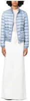 (Women) Moncler FW23 Light Blue Logo Short Cropped Jacket I20931A10100530487153 (Women) Moncler FW23 Light Blue Logo Short Cropped Jacket I20931A10100530487153
