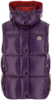 (Women) Moncler FW23 Luzule Hooded Down Vest Purple l20931A0010268950636 (Women) Moncler FW23 Luzule Hooded Down Vest Purple l20931A0010268950636