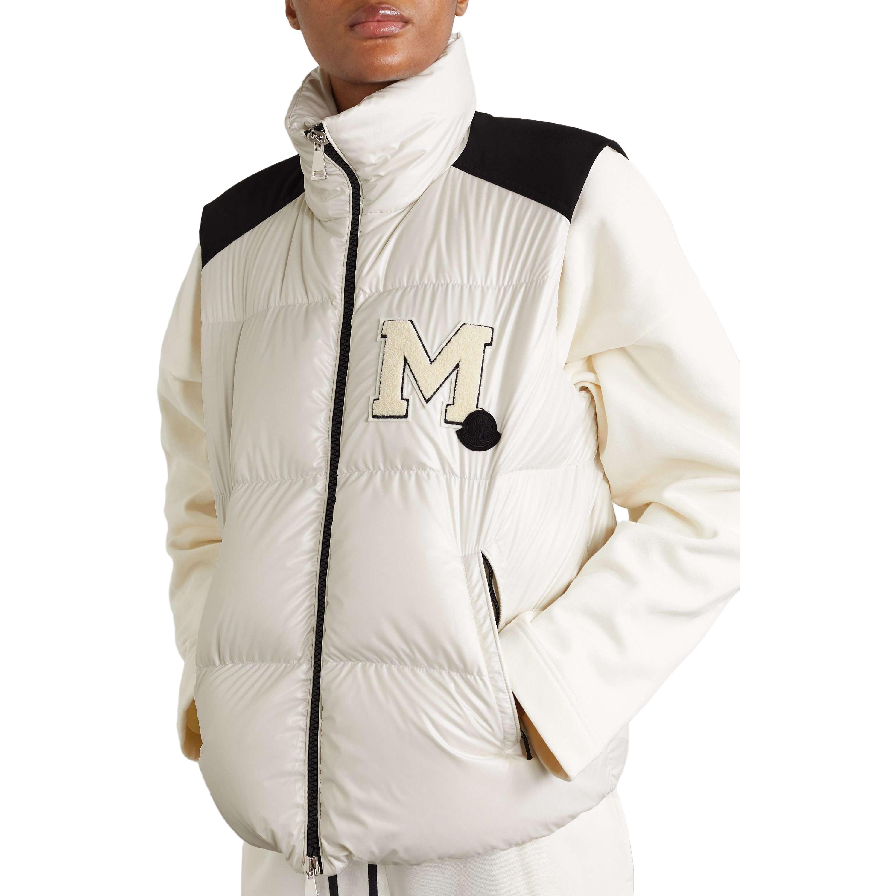 Lookbook (W) Moncler FW23 M-Logo Down Vest Putih I20931A00017595ZJ034