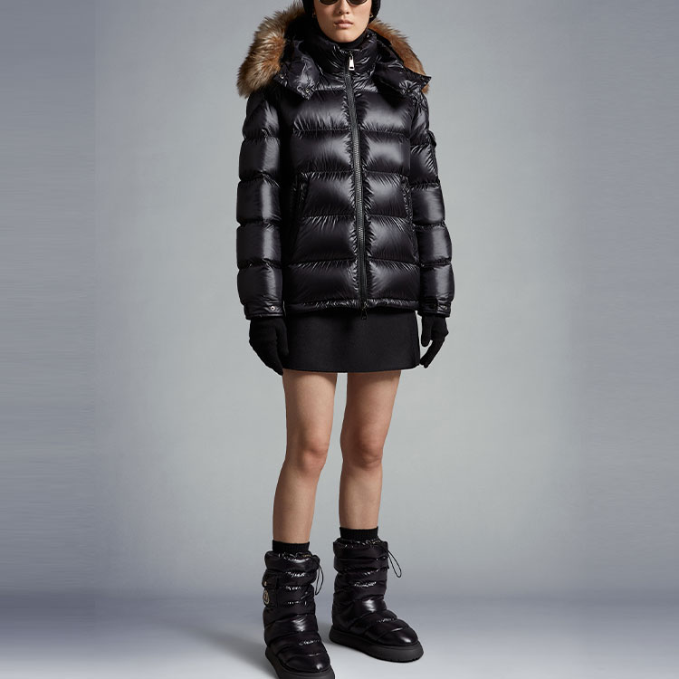 Purchase (W) 盟可睐 FW23 Mairefur 可拆卸短款羽绒服 黑色. I20931A00187595ZZ999