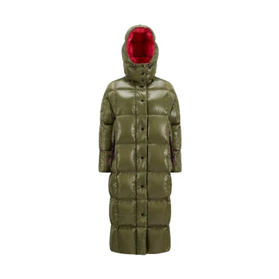 (Women) Moncler FW23 Parnaiba Long Down Jacket Green I20931C0004968950821