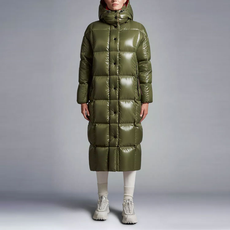 Lookbook (Women) Moncler FW23 Parnaiba  Long Down Jacket Green I20931C0004968950821