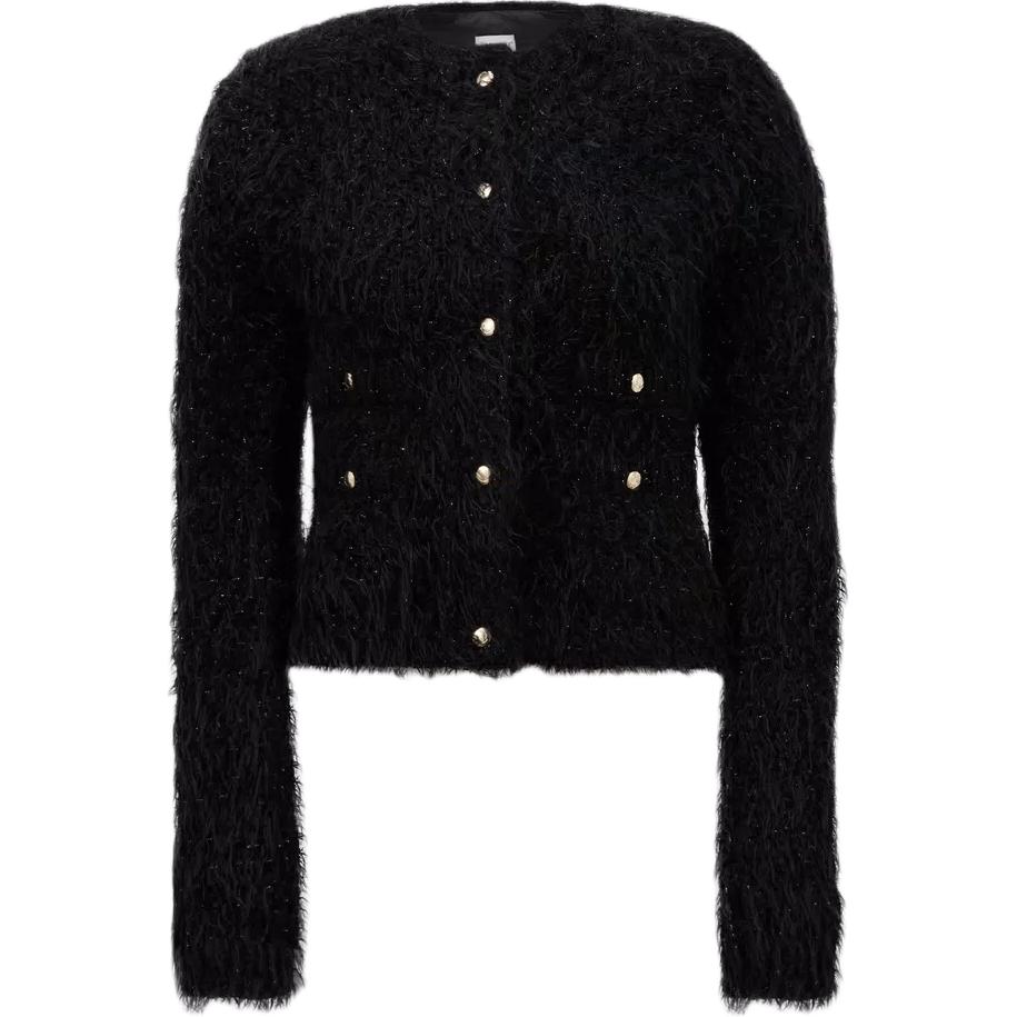 (Women) Moncler FW24  Black Wool Single-Breasted Slim-Fit Jacket. J20939B00007M4392999