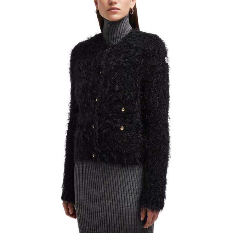 (Women) Moncler FW24  Black Wool Single-Breasted Slim-Fit Jacket. J20939B00007M4392999 圖 3