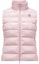 Order (Women) Moncler FW24 Ghany Slim Fit Sleeveless Down Vest Pink Nylon Glossy J20931A5250068950523