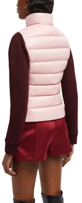 (Women) Moncler FW24 Ghany Slim Fit Sleeveless Down Vest Pink Nylon Glossy J20931A5250068950523 Shop (Women) Moncler FW24 Ghany Slim Fit Sleeveless Down Vest Pink Nylon Glossy J20931A5250068950523
