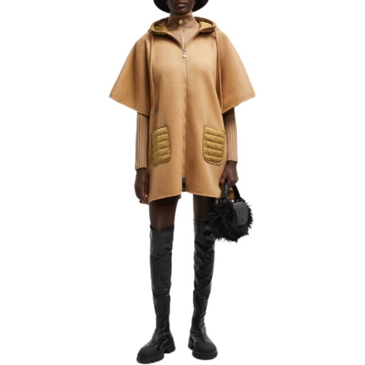 (Women) Moncler FW24  Hooded Zip-Up Down Jacket Beige J20933G000030U261237 圖 3