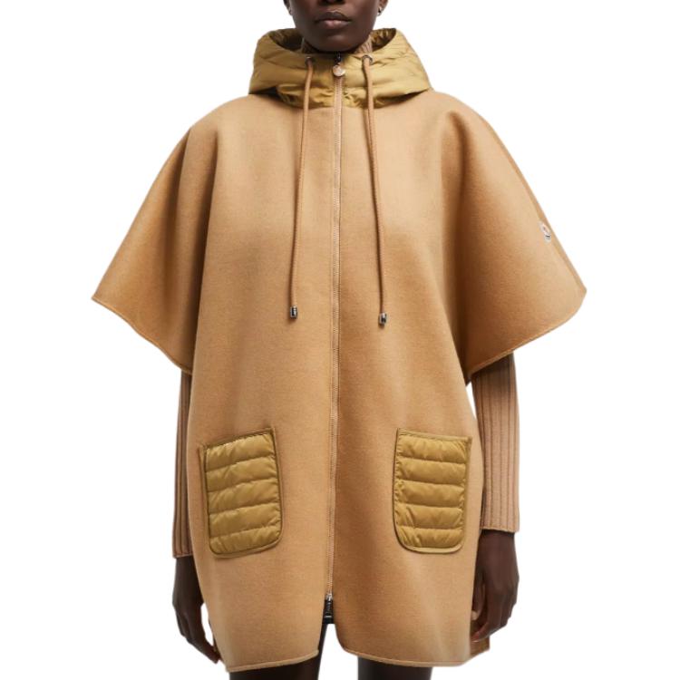 (Women) Moncler FW24  Hooded Zip-Up Down Jacket Beige J20933G000030U261237 圖 4