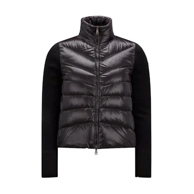 (Women) Moncler FW24 Lightweight Padded Printed Down Jacket Black J20939B00024M1131999