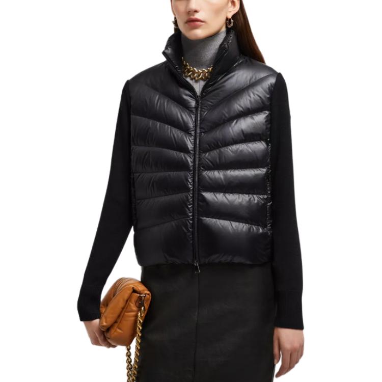 (Women) Moncler FW24  Lightweight Padded Printed Down Jacket Black J20939B00024M1131999 圖 5