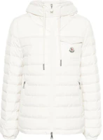 (Women) Moncler FW24 Akamante White Solid Zip Hoodie Jacket. J10931A0001354A81034 (Women) Moncler FW24 Akamante White Solid Zip Hoodie Jacket. J10931A0001354A81034