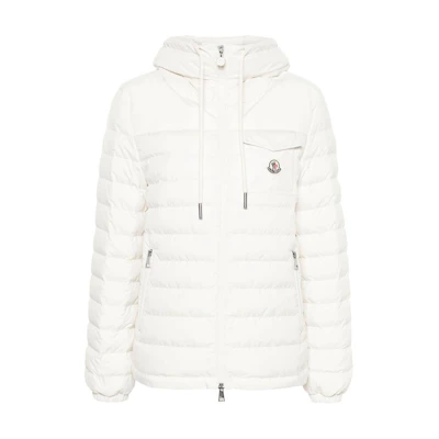 (Women) Moncler FW24 Akamante White Solid Zip Hoodie Jacket. J10931A0001354A81034