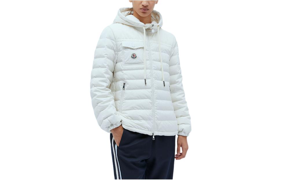 (Women) Moncler FW24 Akamante  White Solid Zip Hoodie Jacket. J10931A0001354A81034 圖 2