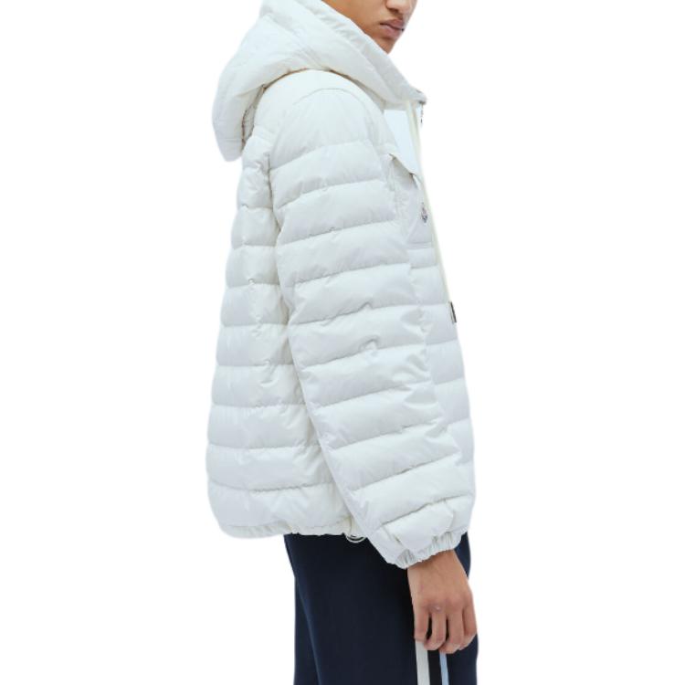 (Women) Moncler FW24 Akamante  White Solid Zip Hoodie Jacket. J10931A0001354A81034 圖 5