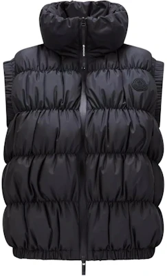 (W) モンクレール FW24 アプリアーテ ブラックショートダウンベスト ジップ付き J20931A000265973I999 Buy (W) モンクレール FW24 アプリアーテ ブラックショートダウンベスト ジップ付き J20931A000265973I999
