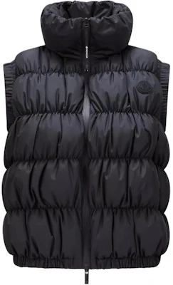 (W) モンクレール FW24 アプリアーテ ブラックショートダウンベスト ジップ付き J20931A000265973I999 Order (W) モンクレール FW24 アプリアーテ ブラックショートダウンベスト ジップ付き J20931A000265973I999