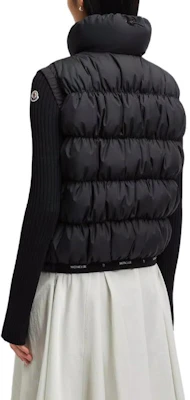 (W) モンクレール FW24 アプリアーテ ブラックショートダウンベスト ジップ付き J20931A000265973I999 Purchase (W) モンクレール FW24 アプリアーテ ブラックショートダウンベスト ジップ付き J20931A000265973I999